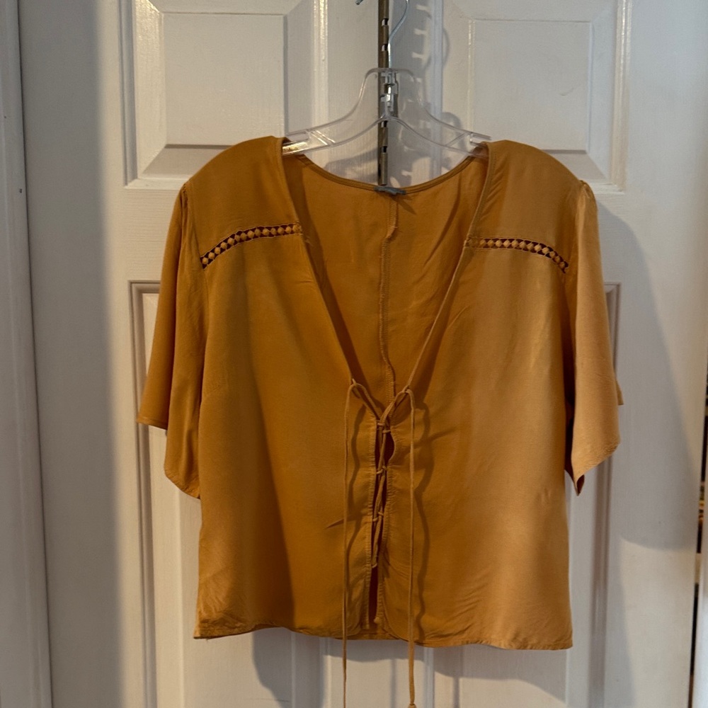 Charlotte Russe Mustard Blouse